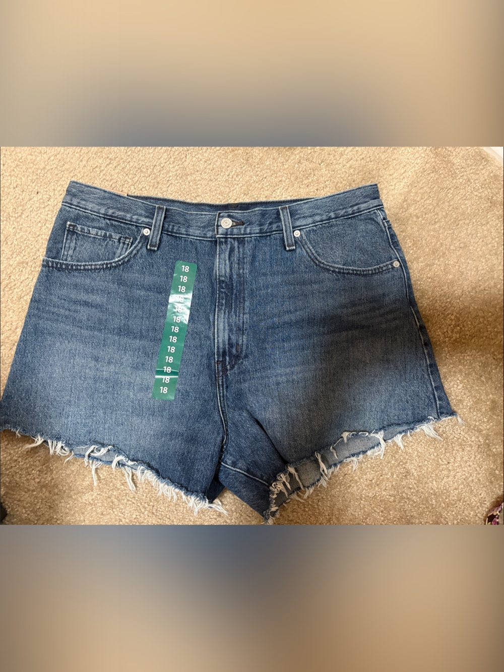 Levi's High Waisted Mom Shorts